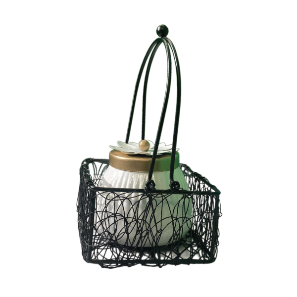 4-Inch Basket with 3-Inch Jar